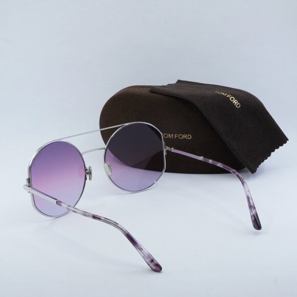 Final Price! Tom Ford Dolly FT0782 16Y Shiny Palladium Sunglasses main image 6
